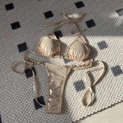 Sexy Shiny Pearl Swimwear