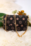 5"X 7"CROSSBODY PURSE WITH CHAIN.