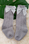 KNEE HIGH HOLLOW OUT MESH SOCK FOR BABY 3PCS