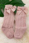 KNEE HIGH HOLLOW OUT MESH SOCK FOR BABY, (1PCS)