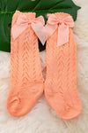 KNEE HIGH HOLLOW OUT MESH SOCK FOR BABY, (1PCS)