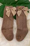KNEE HIGH HOLLOW OUT MESH SOCK FOR BABY, (1PCS)