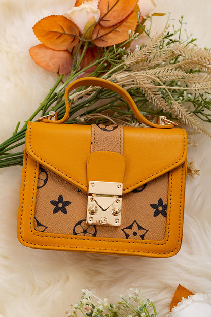 KHAKI/BROWN INSPIRED MINI PURSE