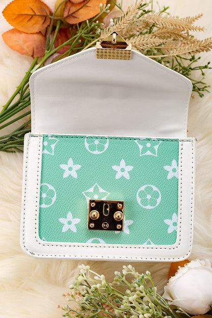 KHAKI/BROWN INSPIRED MINI PURSE