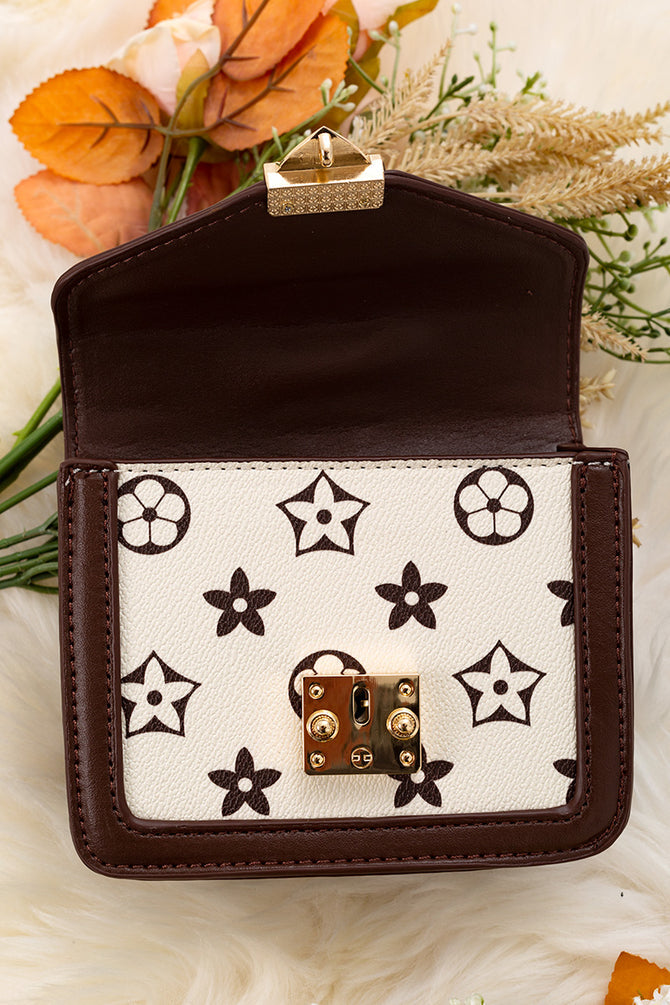 KHAKI/BROWN INSPIRED MINI PURSE
