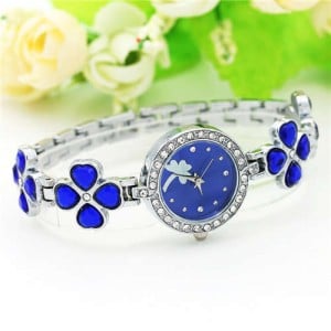 Clovers Design Elegant  Stainless Steel  Watch