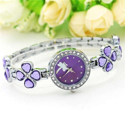 Clovers Design Elegant  Stainless Steel  Watch