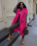 Sleeveless Long Cardigan Jacket