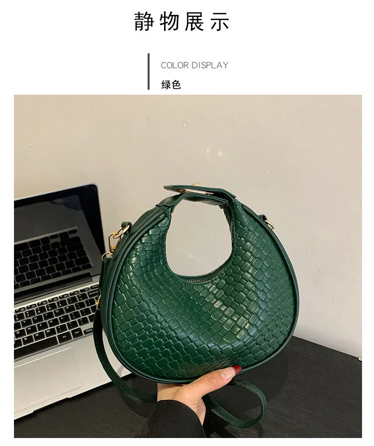 Simple Diamond Shoulder Handbag