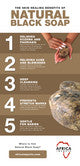 Natural Black Soap Bars