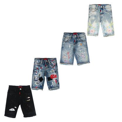 KIDS DENIM SHORTS