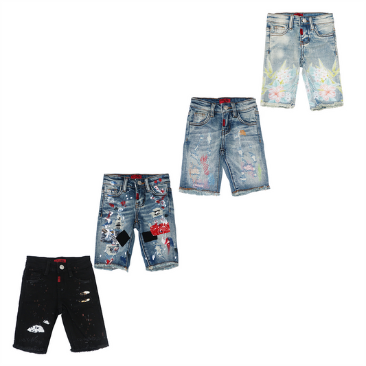 KIDS DENIM SHORTS
