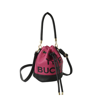 The Bucket " Draw String Shoulder Bag