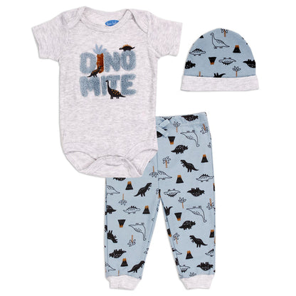 BON BEBE Boys Newborn 3-Piece Pant Set