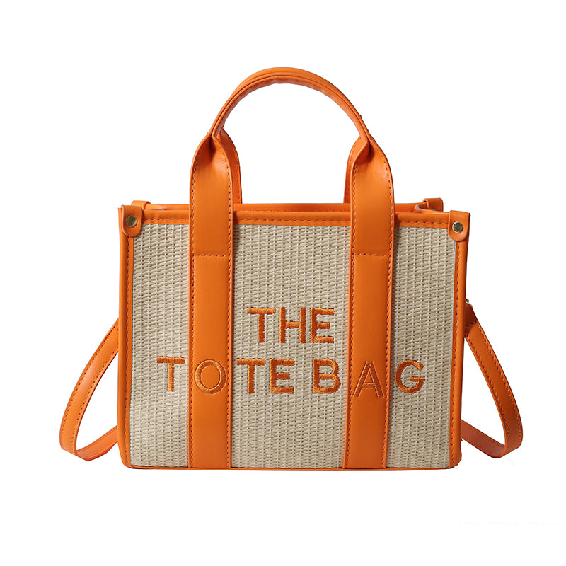 "The Tote Bag " Satchel Crossbody Straw Bag