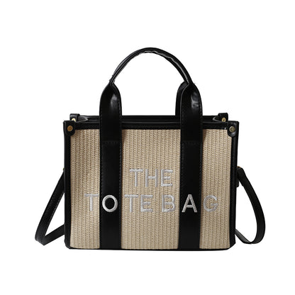 "The Tote Bag " Satchel Crossbody Straw Bag