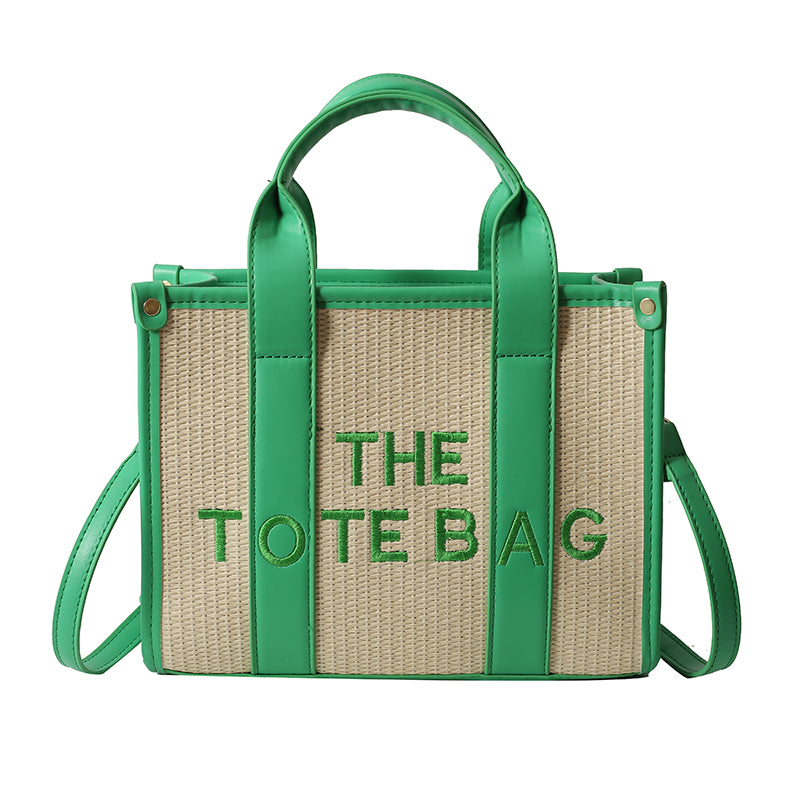 "The Tote Bag " Satchel Crossbody Straw Bag