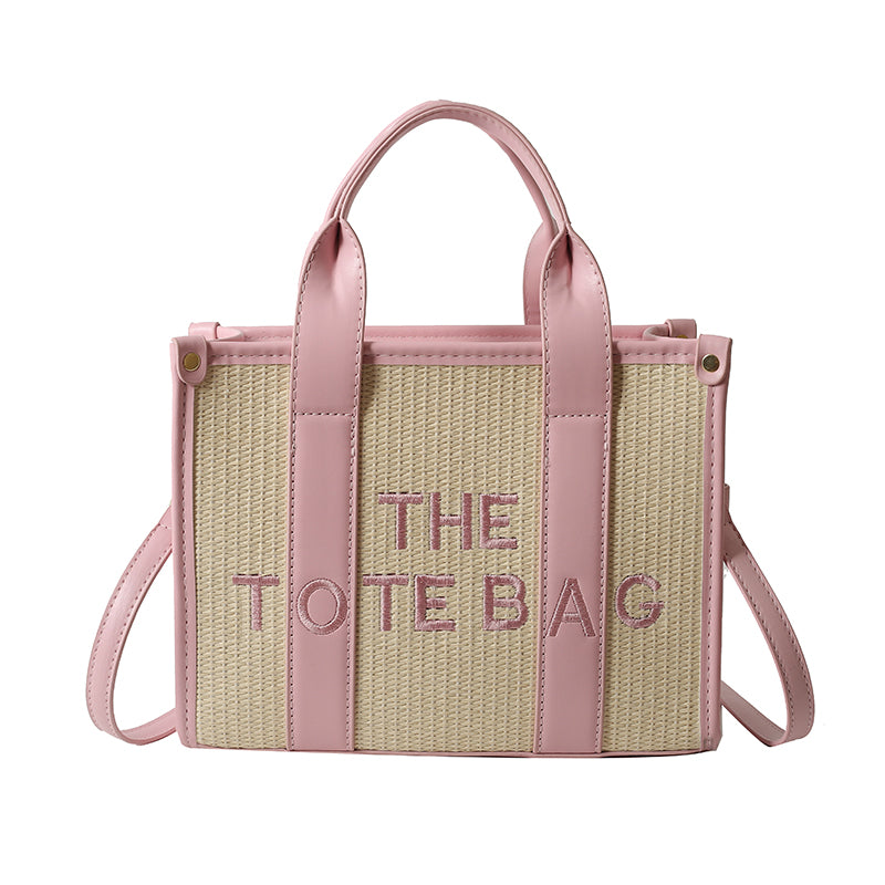 "The Tote Bag " Satchel Crossbody Straw Bag