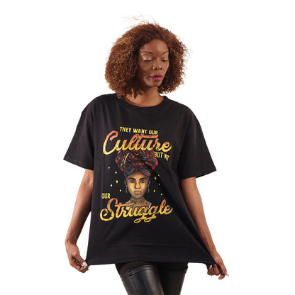 Culture Struggle T-Shirt - Black