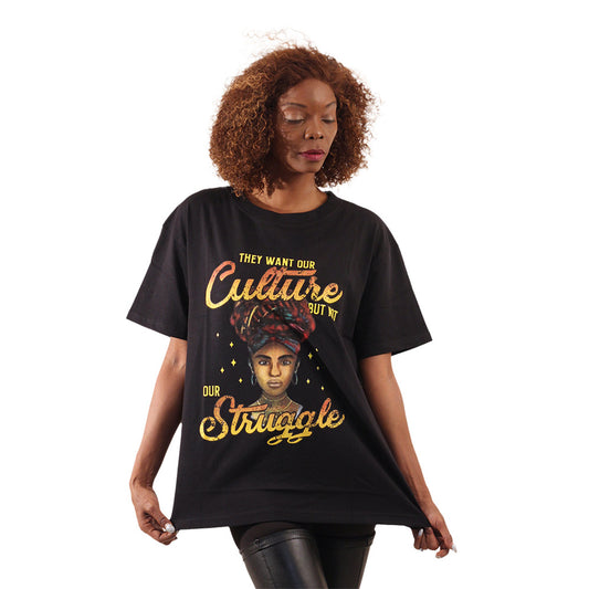 Culture Struggle T-Shirt - Black