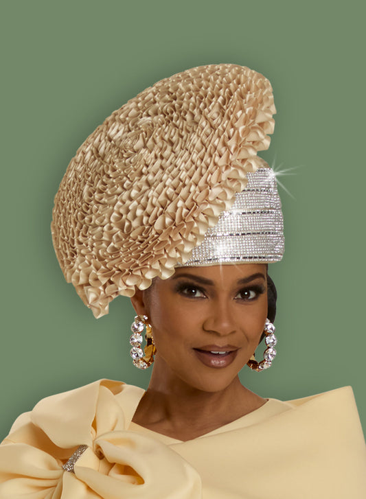 Collared Skirt Suit 2pc Set Matching Hat