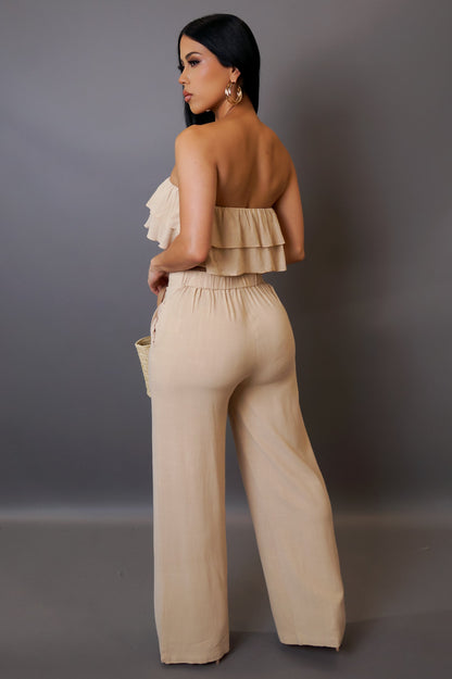 FOREVER A BEAUTY PANT SET
