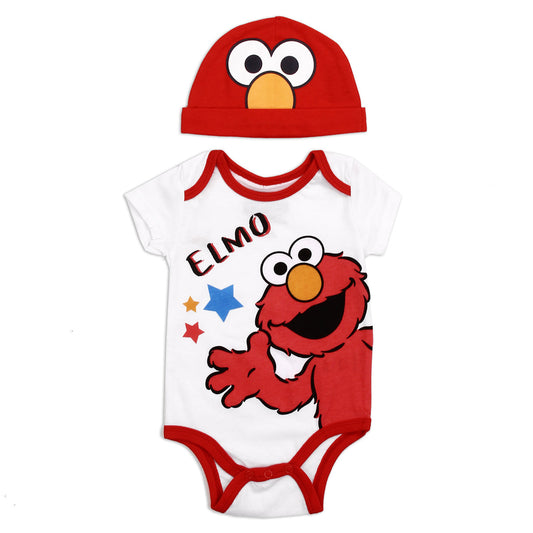 SESAME STREET Boys Creeper & Hat Set