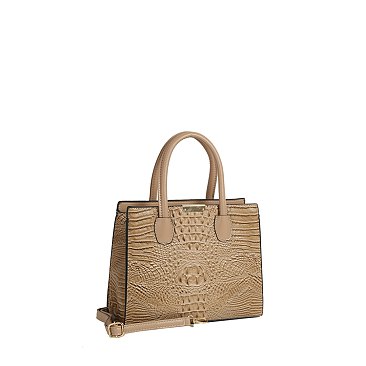 Alligator Croc 3-in-1 Satchel Set