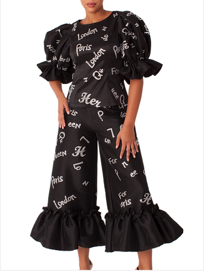 Print Pant Set