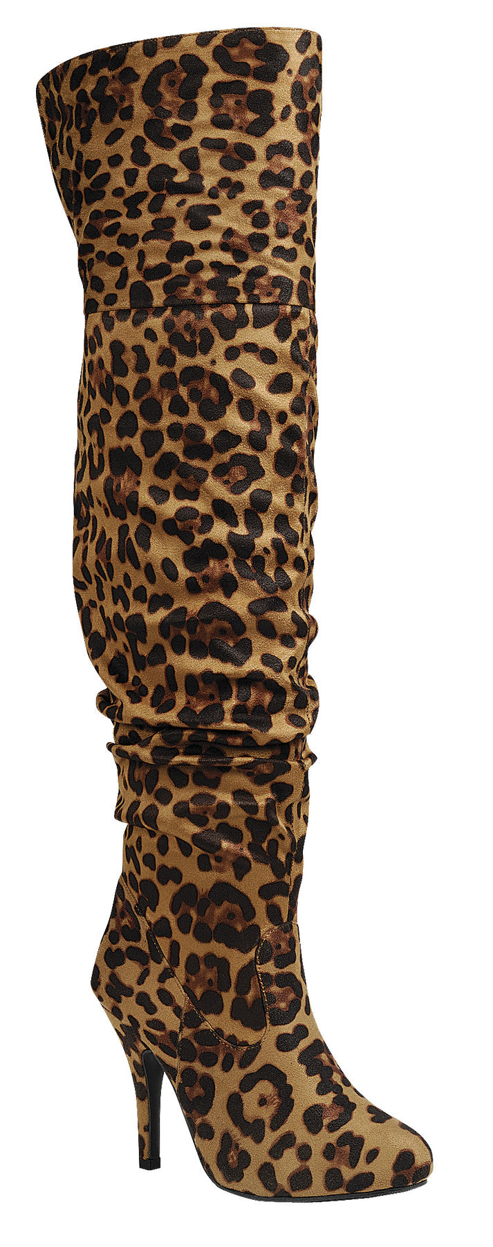 SUEDE Knee High Heel Boots