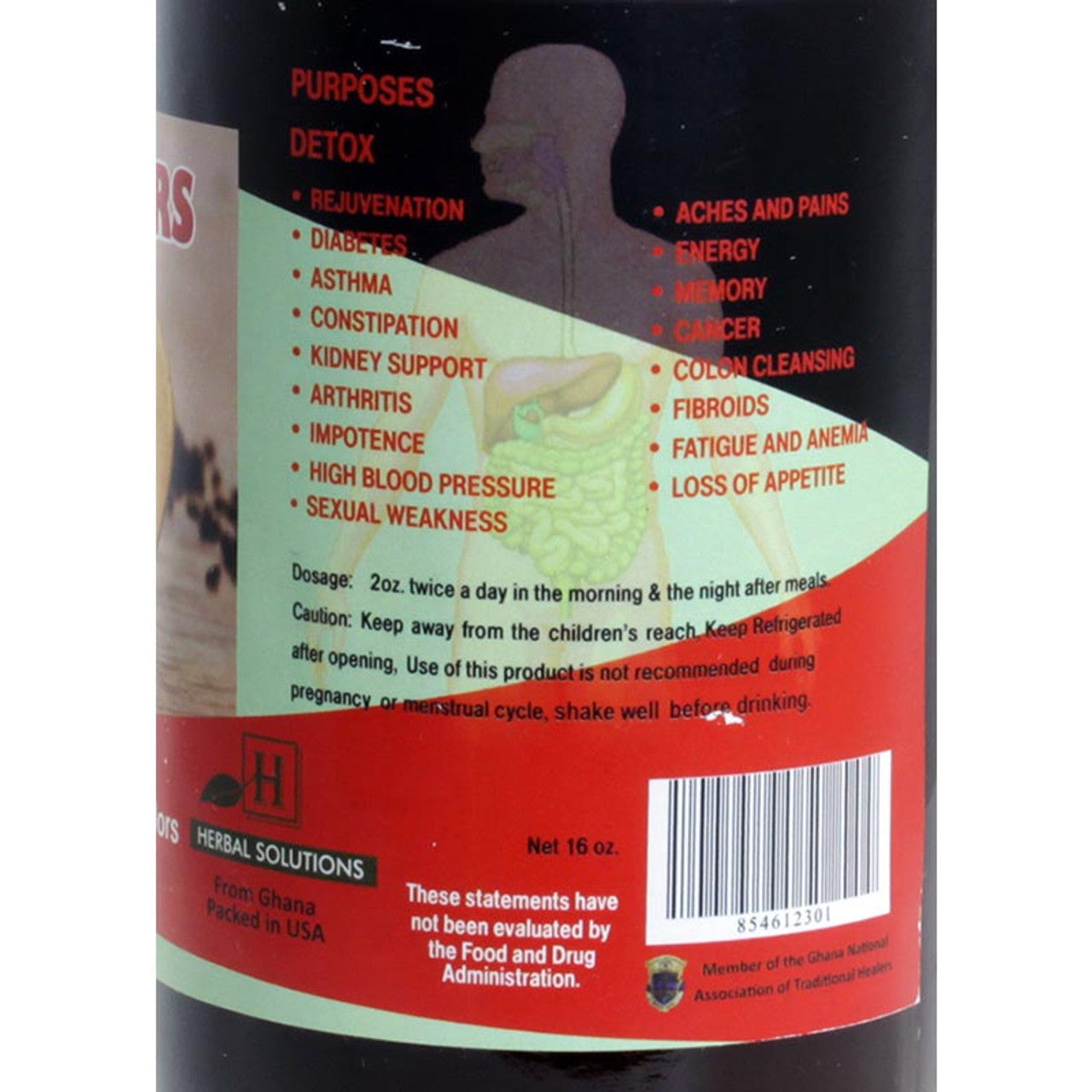 Black Seed Bitters Detox Beverage .
