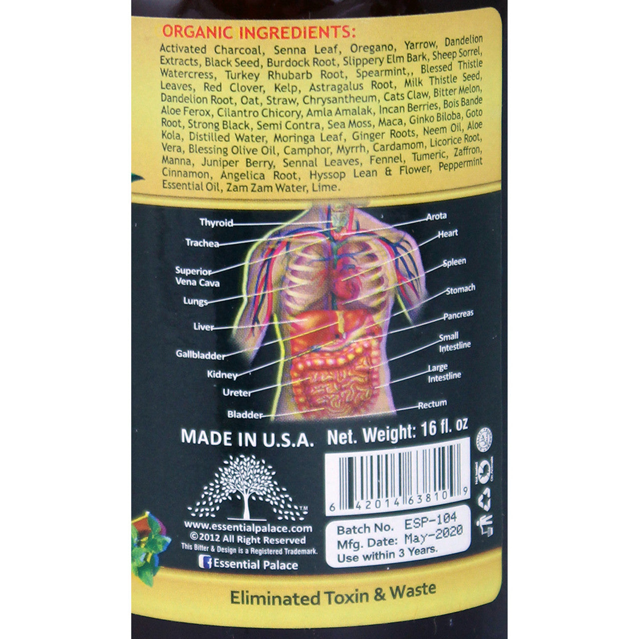 Activated Coconut Charcoal Living Bitter