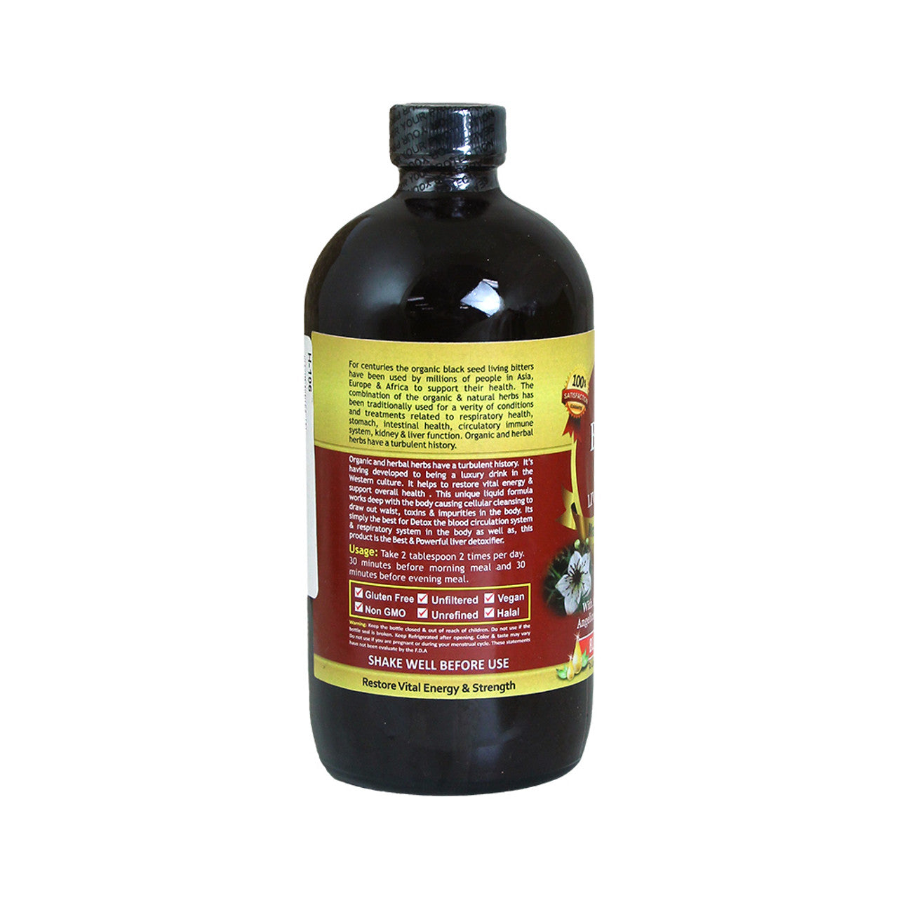 Black Seed Detox Bitter Tonic