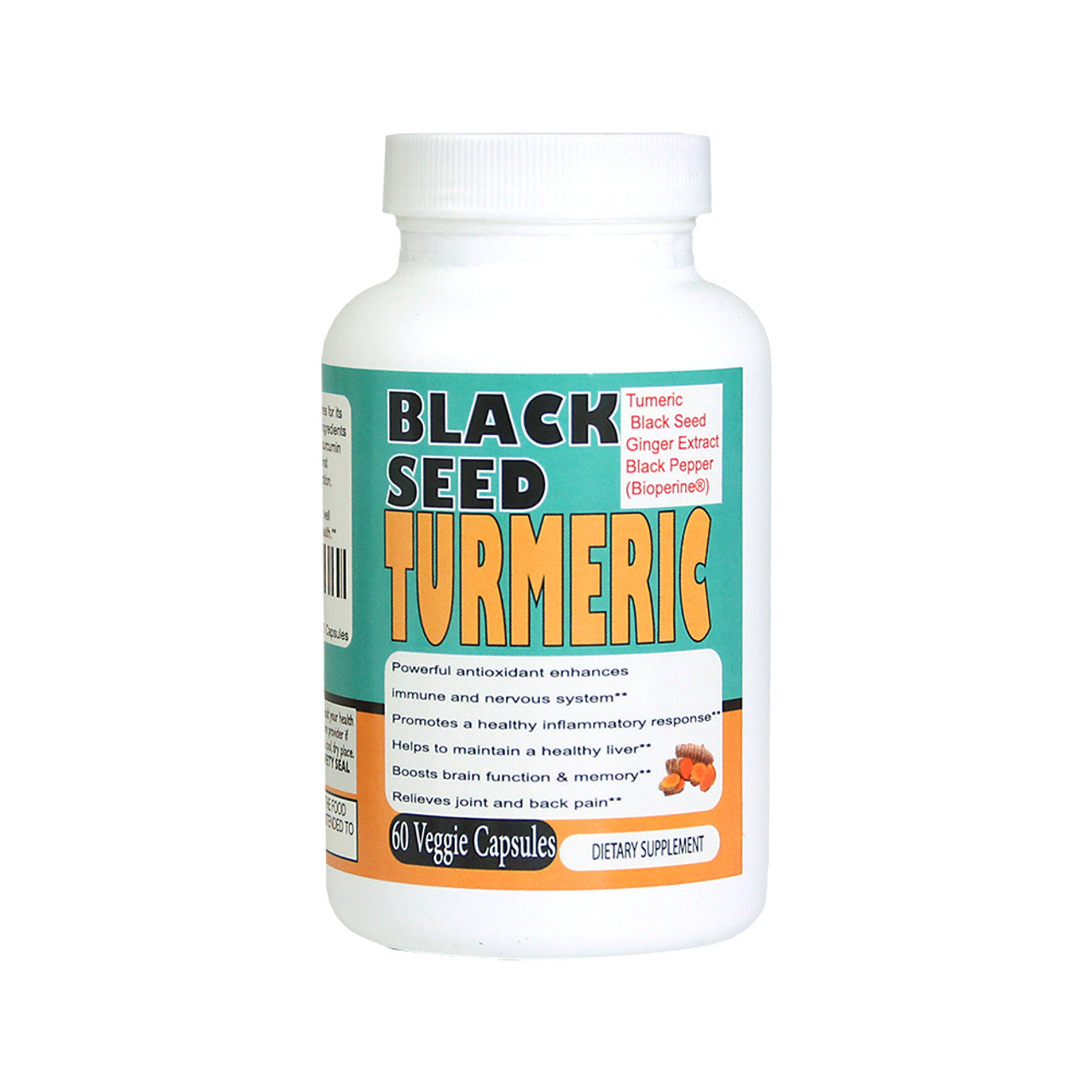 Black Seed Turmeric Veggie Capsules