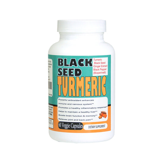 Black Seed Turmeric Veggie Capsules