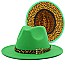 Fedora Woolen Leopard Belt Warm Hat