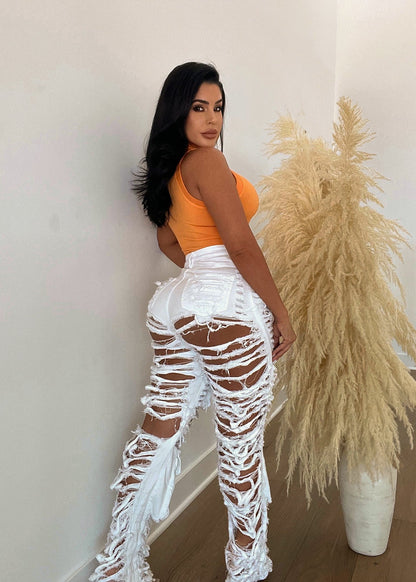 RIPPED UP JEANS