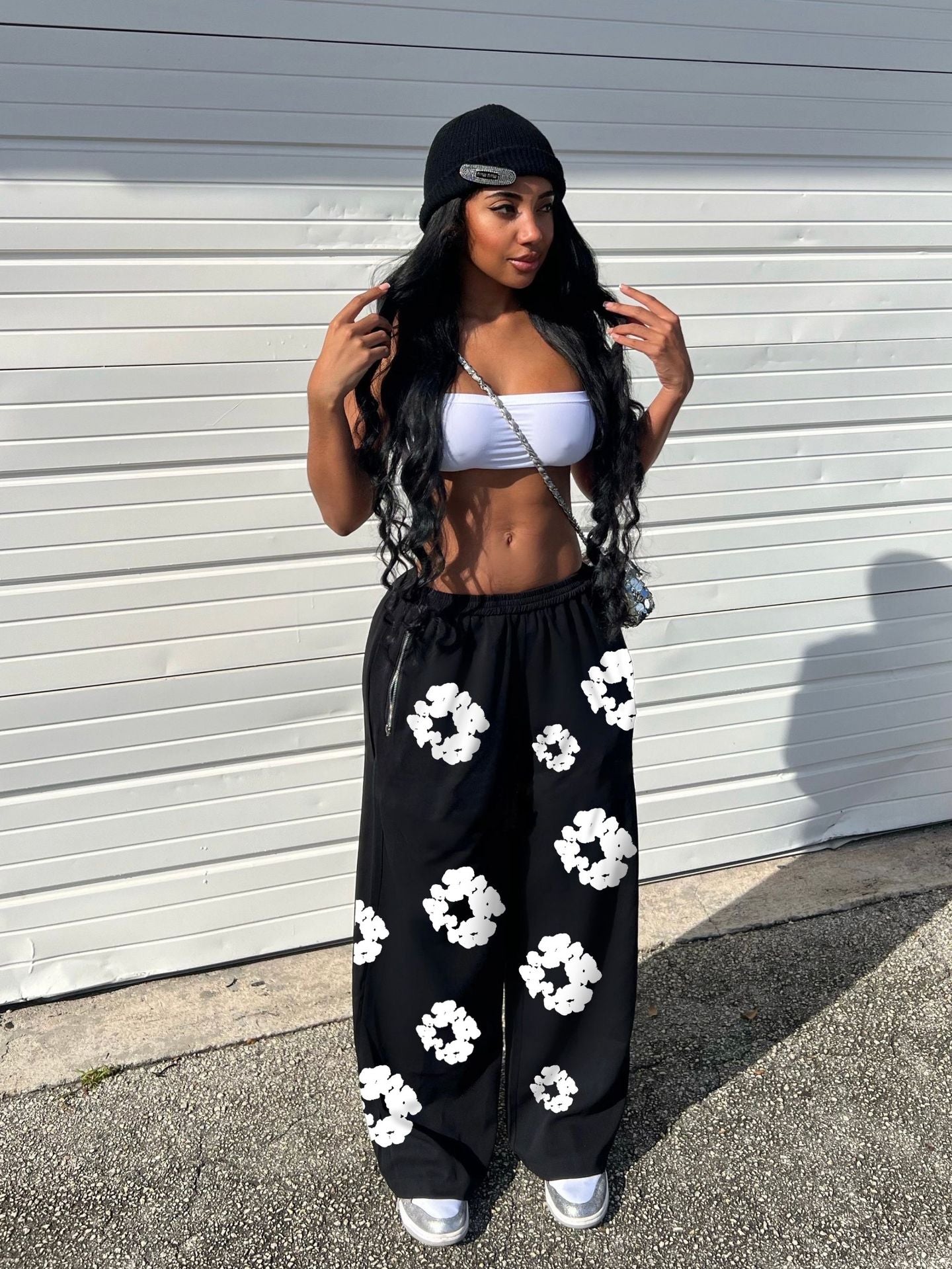 Casual Loose Print Sweatpants