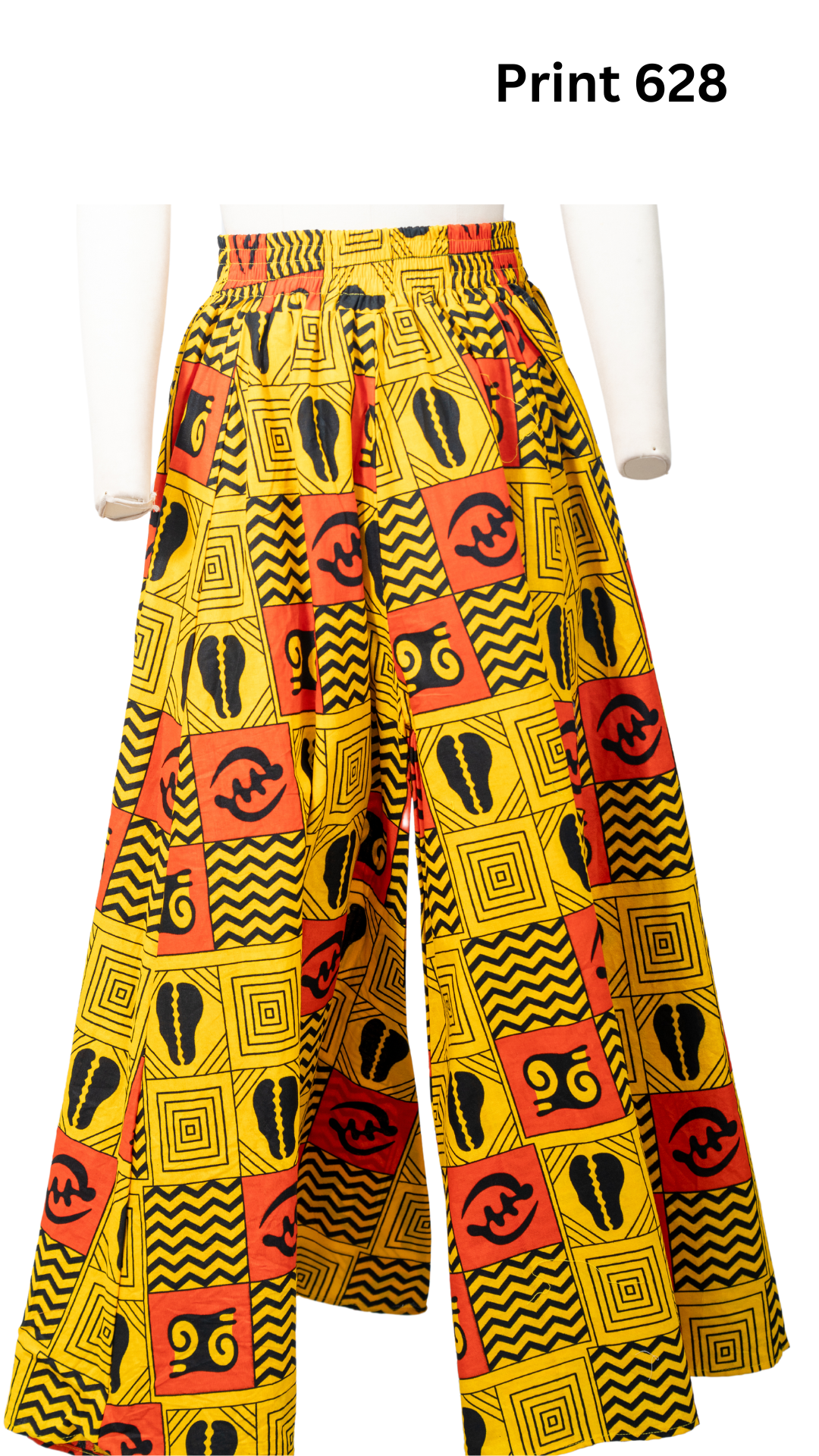 African Print Wide Leg Pant