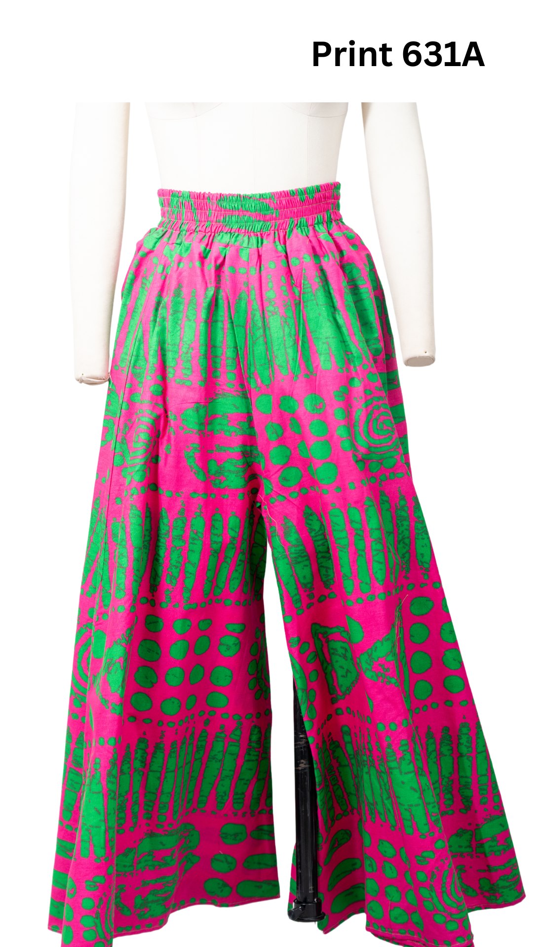 African Print Wide Leg Pant