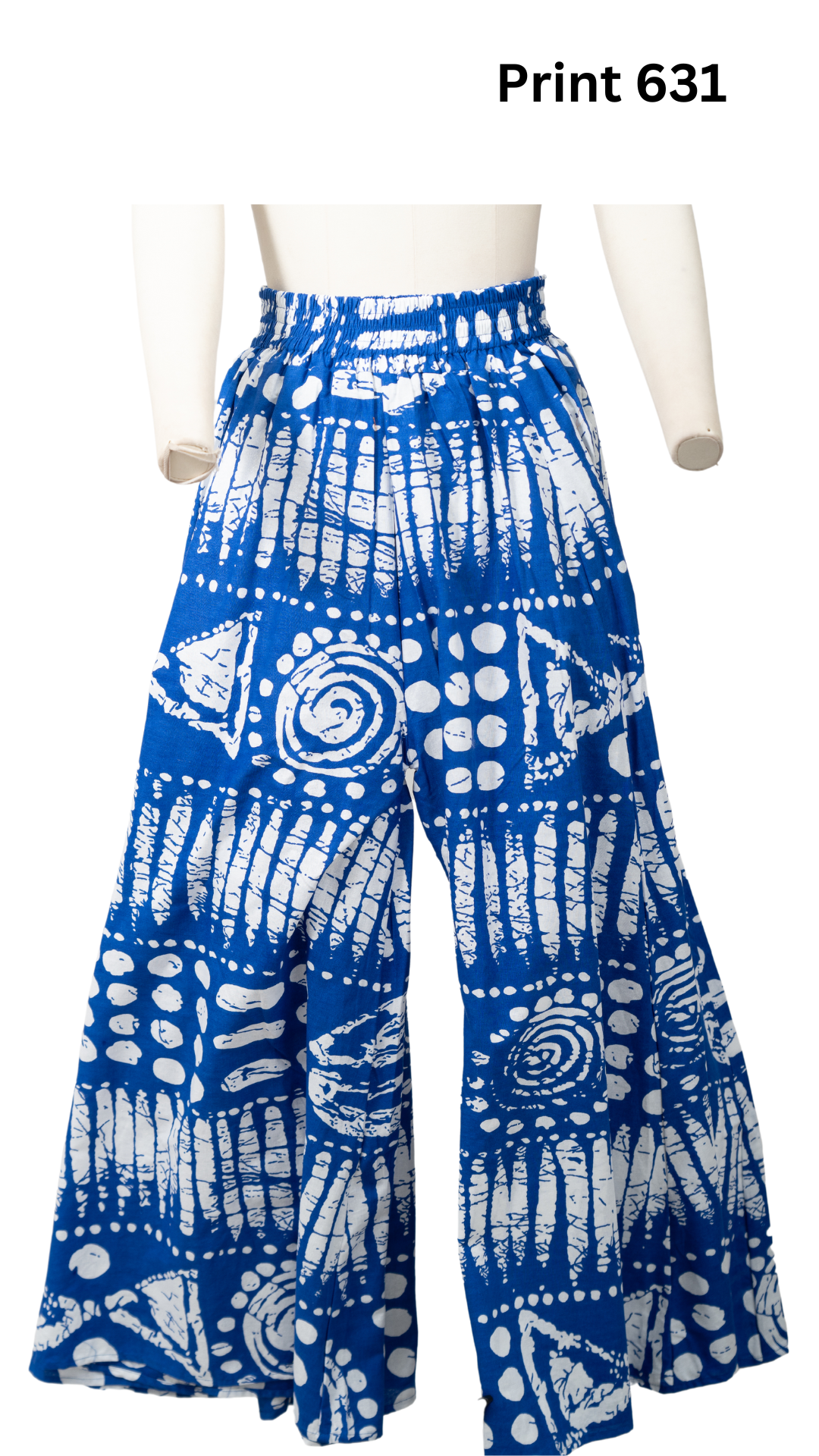 African Print Wide Leg Pant