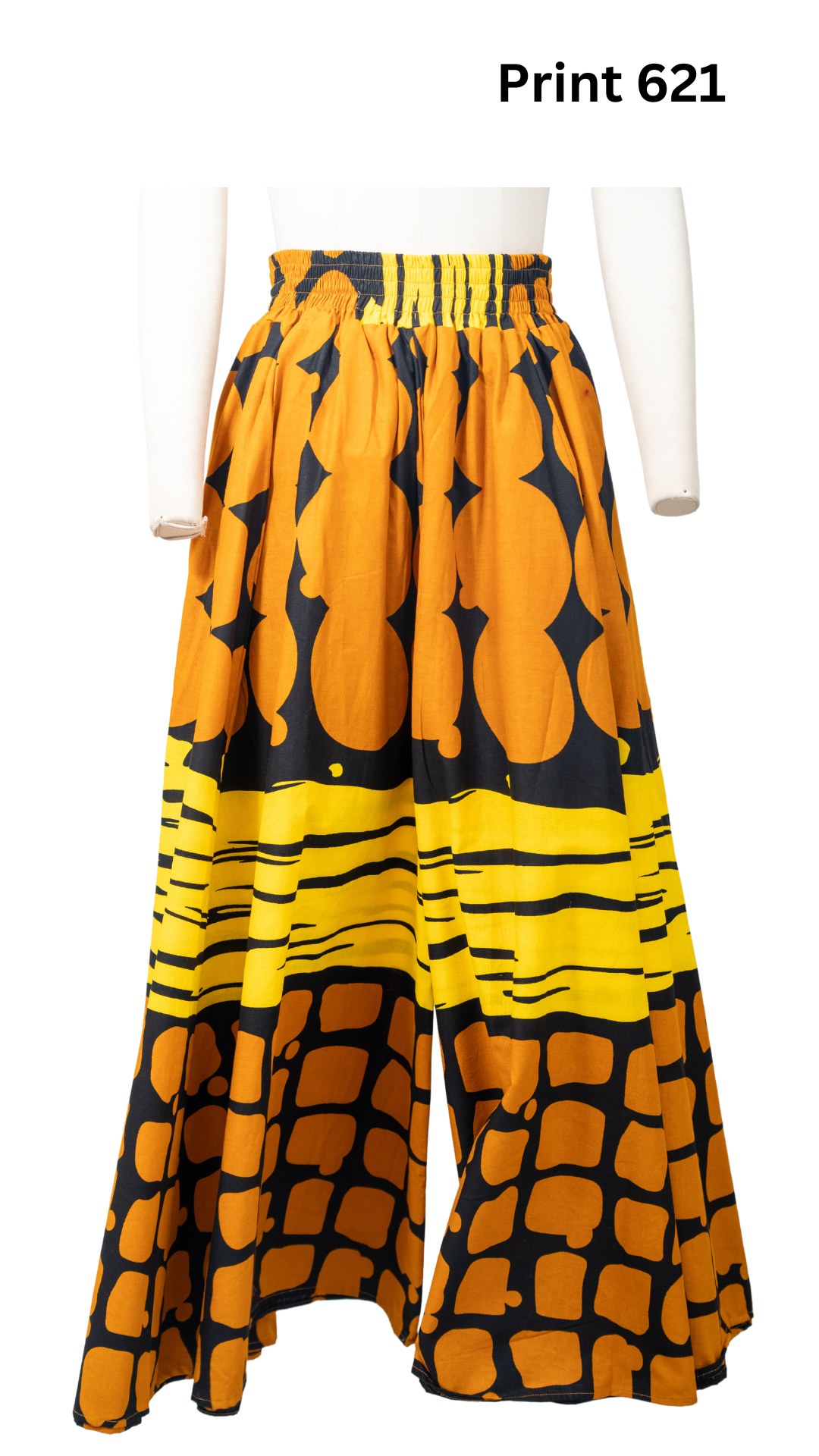 African Print Wide Leg Pant
