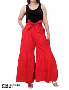 Wide Leg Solid Pant
