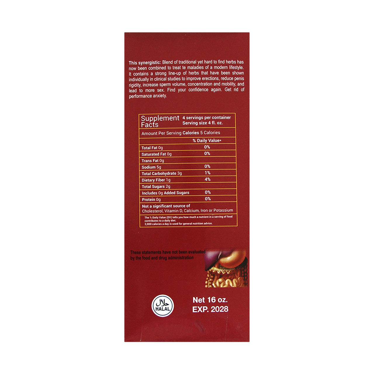 Organic Natural Men Tonic