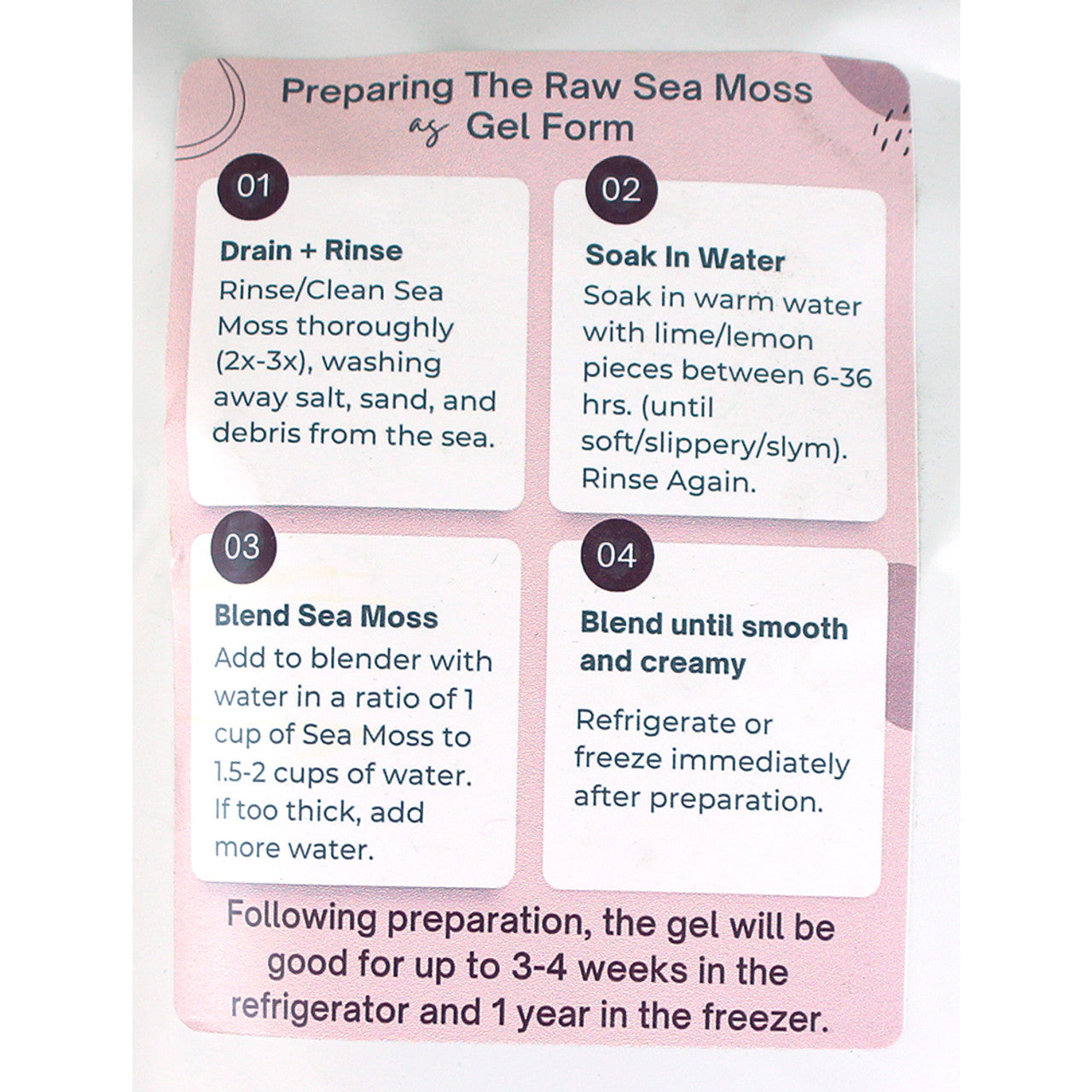 Purple Irish Sea Moss