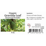 Organic Graviola Leaf (Soursop) Powder – 4 oz.