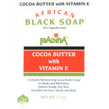 Madina: African Cocoa Butter Black Soap