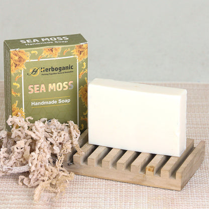Herboganic: Handmade Sea Moss Soap 100% Natural