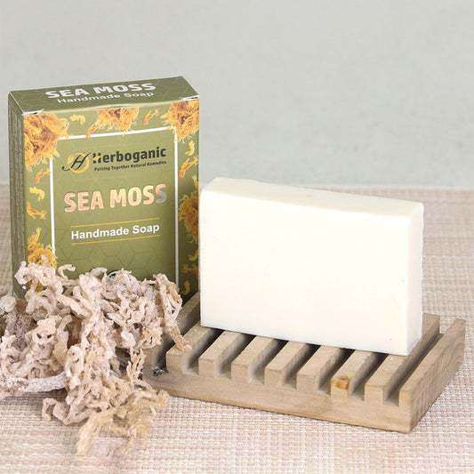Herboganic: Handmade Sea Moss Soap 100% Natural