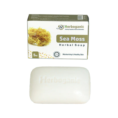 Herboganic: Herbal Sea Moss Soap 100% Natural